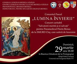 Afiș Concertul Pascal "Lumina Învierii"