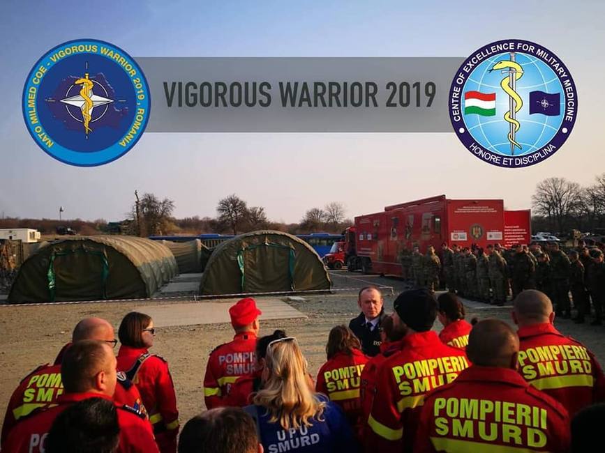 S a incheiat cel mai mare exercitiu NATO cu focus medical  Vigorous WARRIOR 2019 | imaginea 1