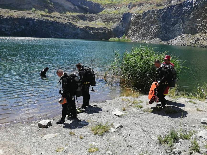 Misiune de recunoastere a echipei de scafandri la Lacul de Smarald  Brasov | imaginea 1