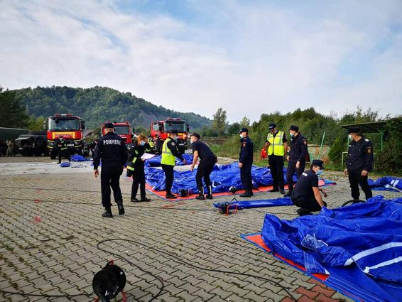 Exercitiu de simulare a unei defectiuni la sistemul de evacuare al barajului Colibita | imaginea 1