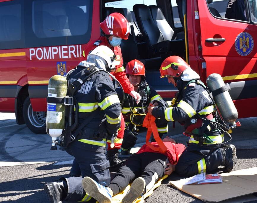 Plan rosu de interventie pe un drum expres din Olt | imaginea 1