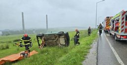 Accident rutier generat de oboseala la volan | imaginea 1