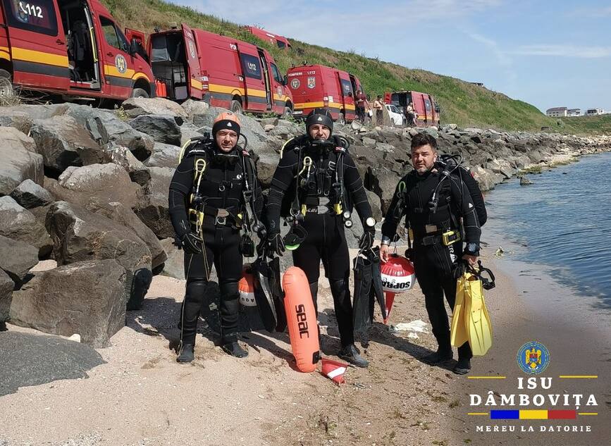 Scafandrii damboviteni  in stagiu de pregatire | imaginea 1