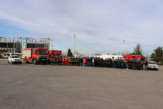 Incendiu in apropierea unei foste platforme siderurgice | imaginea 1