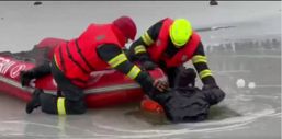 Antrenament pentru salvarea persoanelor din lacuri inghetate | imaginea 1