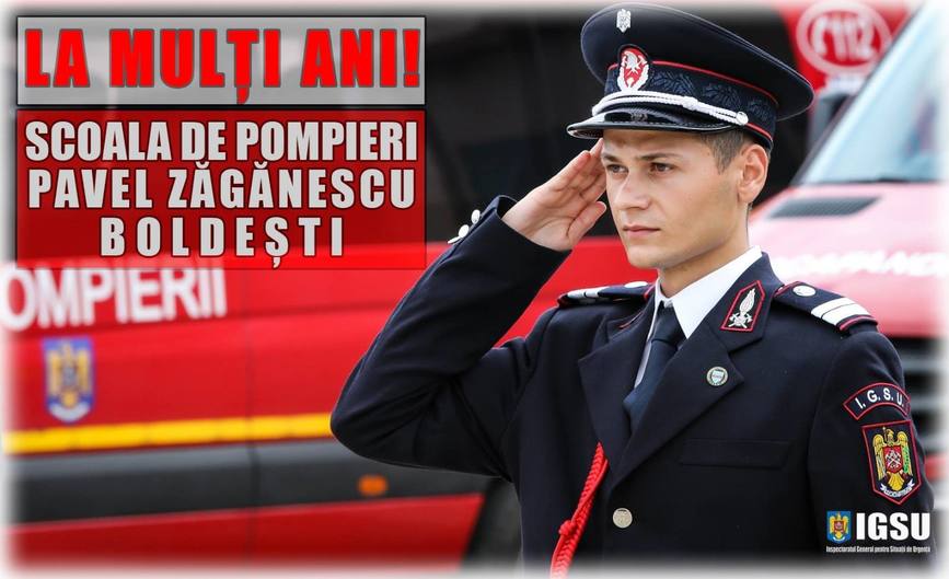 33 de ani de la infiintarea Scolii de Subofiteri Pompieri si Protectie Civila Pavel Zaganescu Boldesti | imaginea 1