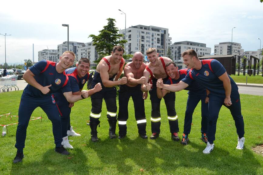 ISU Brasov   campioni la proba pe echipe a concursului  Cel mai puternic pompier | imaginea 1
