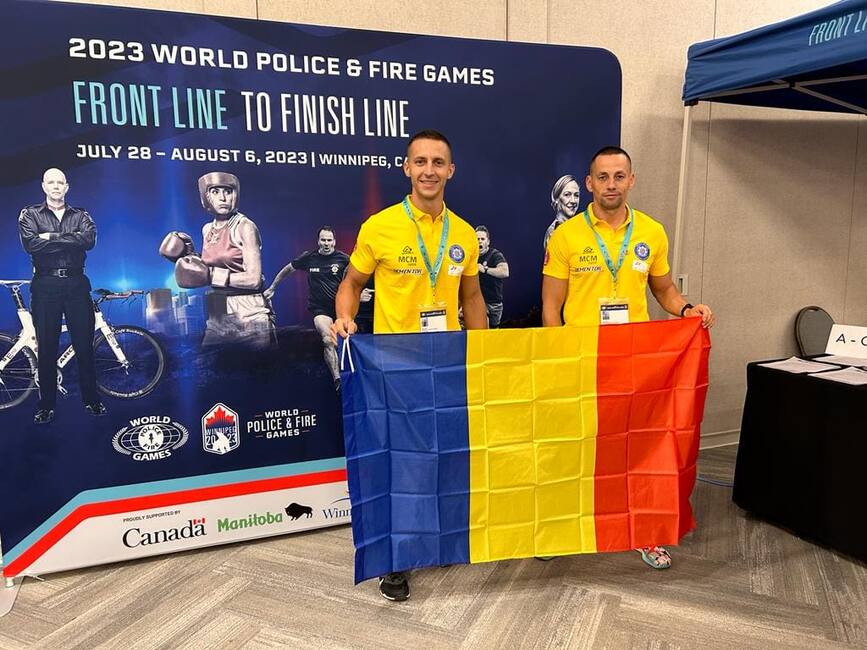 Doi pompieri brasoveni  prezenti la Jocurile Mondiale ale Politiei si Pompierilor | imaginea 1