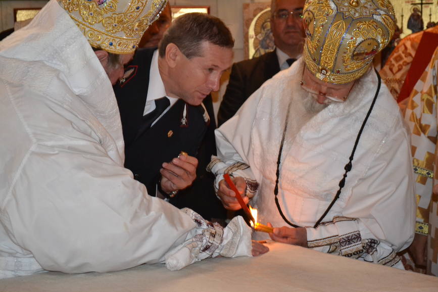 Biserica Militara cu hramul Ocrotitorului pompierilor  Sf Ierarh Iosif cel Nou de la Partos  a fost sfintita | imaginea 1