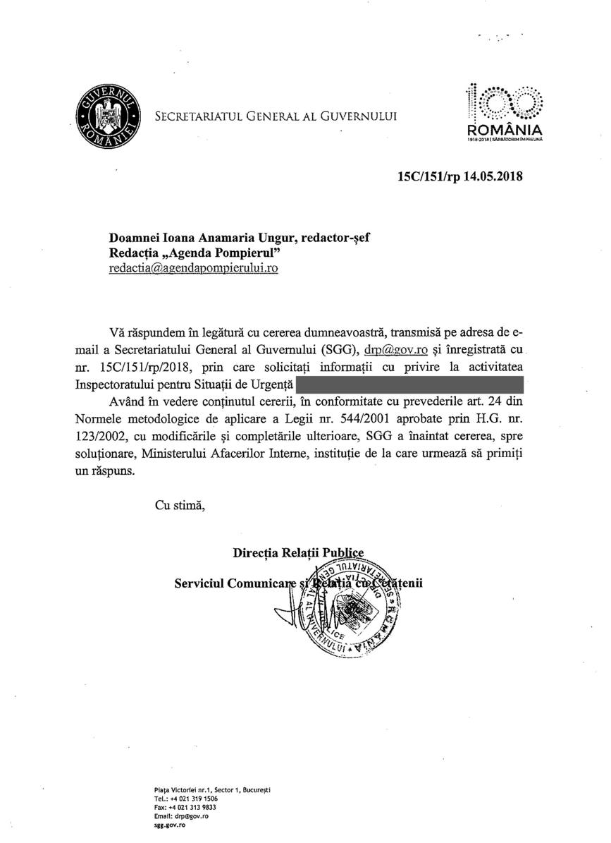 Un prim raspuns la intrebarile Agendei Pompierului | imaginea 1
