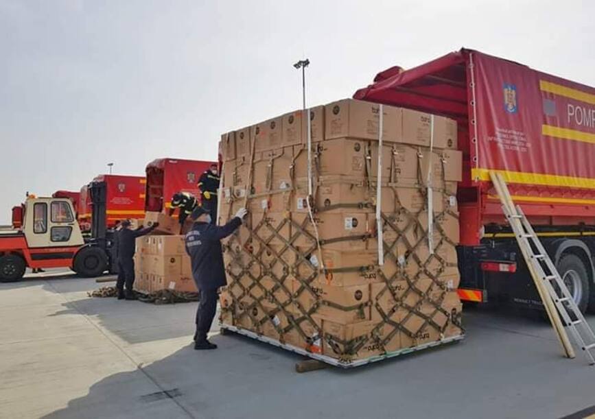 A ajuns al doilea transport cu echipamente medicale din Coreea de Sud | imaginea 1