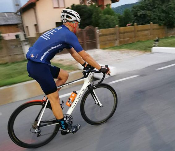 Un pompier a parcurs pe bicicleta un traseu de 435 de km pentru o cauza nobila | imaginea 1