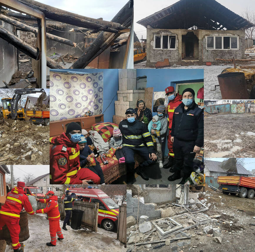 Casa noua pentru o familie napastuita de incendiu | imaginea 1