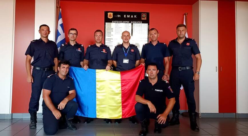 Pompierii covasneni  premiati pentru curajul si efortul depus in Grecia | imaginea 1
