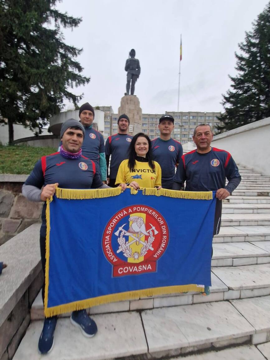 Pompierii covasneni duc mai departe Stafeta Veteranilor Invictus | imaginea 1