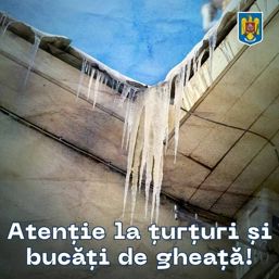 Atentie la turturi si gheata Sfaturi pentru siguranta pietonilor | imaginea 1