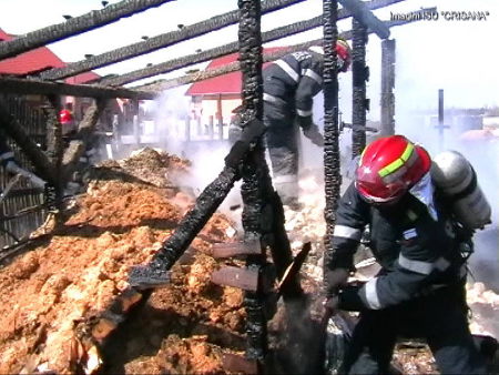 Incendiu de vegetatie uscata soldat cu ranirea unei persoane | imaginea 2