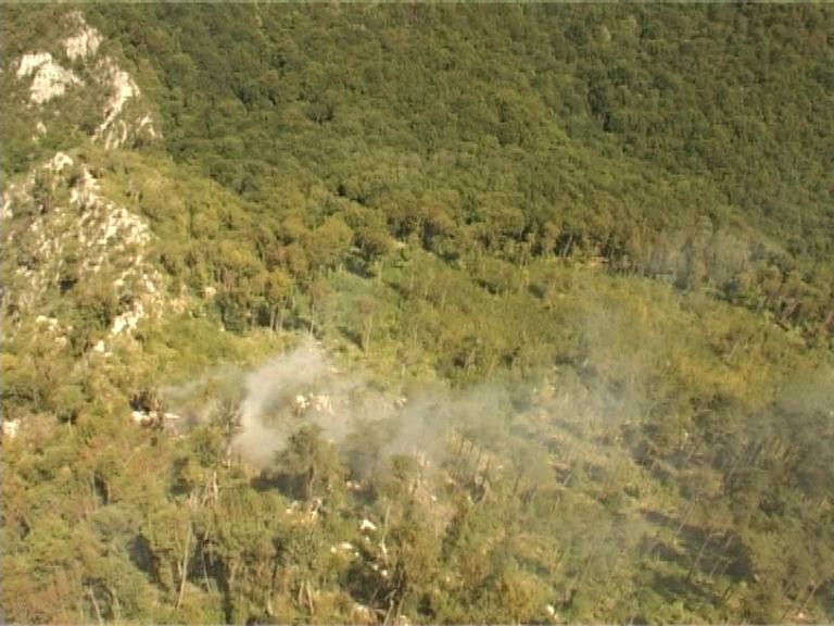 Incendiu de proportii in Parcul National Domogled  Inspectorul general al IGSU col Ion Burlui a fost alaturi de cei 241 de pompieri care lucreaza pentru lichidarea incendiului | imaginea 3