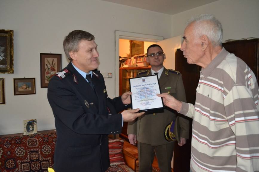 Veteranul de razboi Cepoi P  Ioan  la 91 de ani binecuvantati | imaginea 1