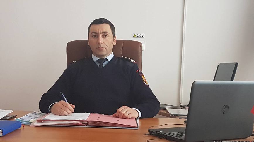 Locotenent colonelul Cristian Garbau   sef cu acte in regula al pompierilor aradeni | imaginea 1