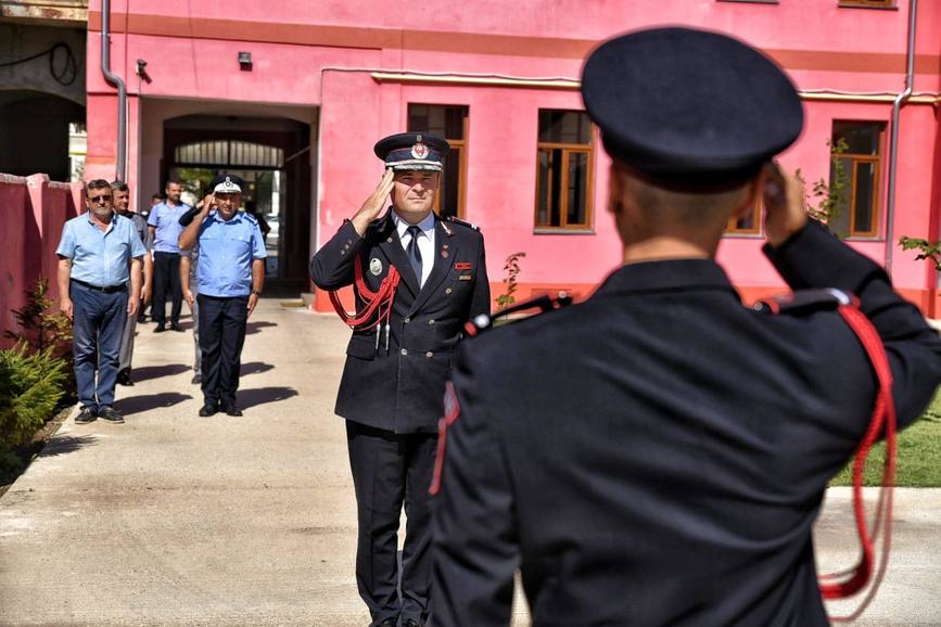 Ceremonial de predare primire comanda la Statia de Pompieri Deta | imaginea 1