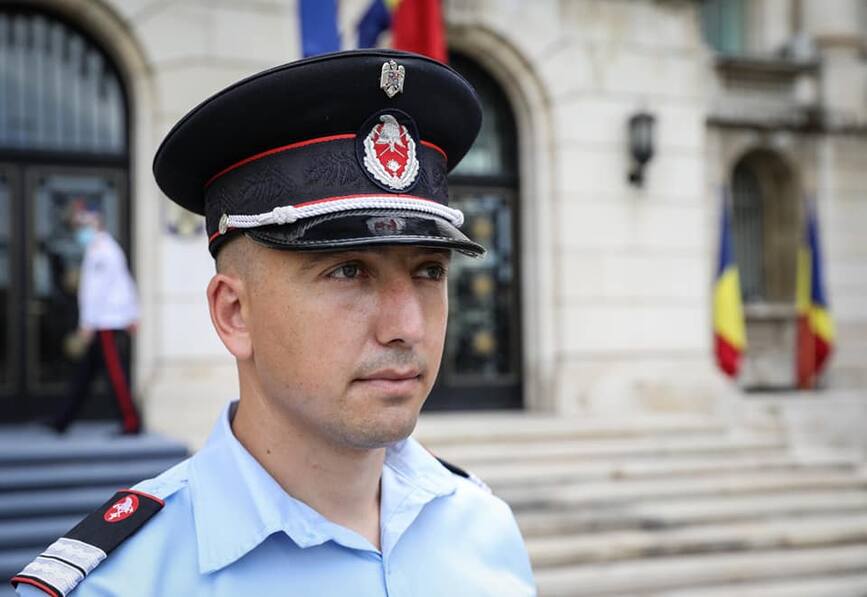 Emblema de Onoare pentru salvarea vietii unei persoane   Respect  Plutonier Rad Radu | imaginea 1