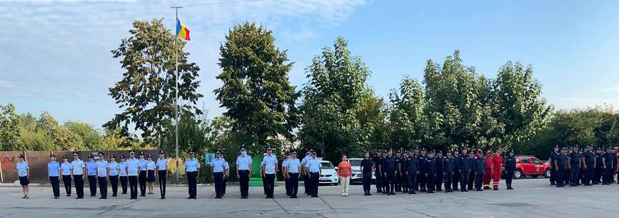 Ceremonial militar la ISU Tulcea  cu ocazia Zilei Pompierilor din Romania | imaginea 1
