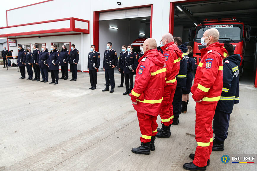 A fost deschis noul punct de lucru al pompierilor din Moara Vlasiei | imaginea 1
