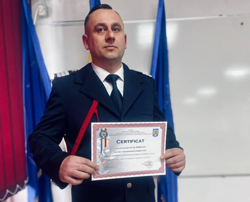 Pompierul de Onoare al judetului Arad   Respect  Plutonier adjutant Herbei Iosif | imaginea 1