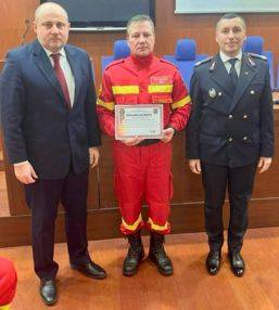 Diploma de merit   Felicitari  voluntar Purice Pavel | imaginea 1