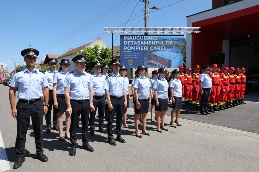 Inaugurarea noului sediu al Detasamentului de Pompieri Carei | imaginea 1