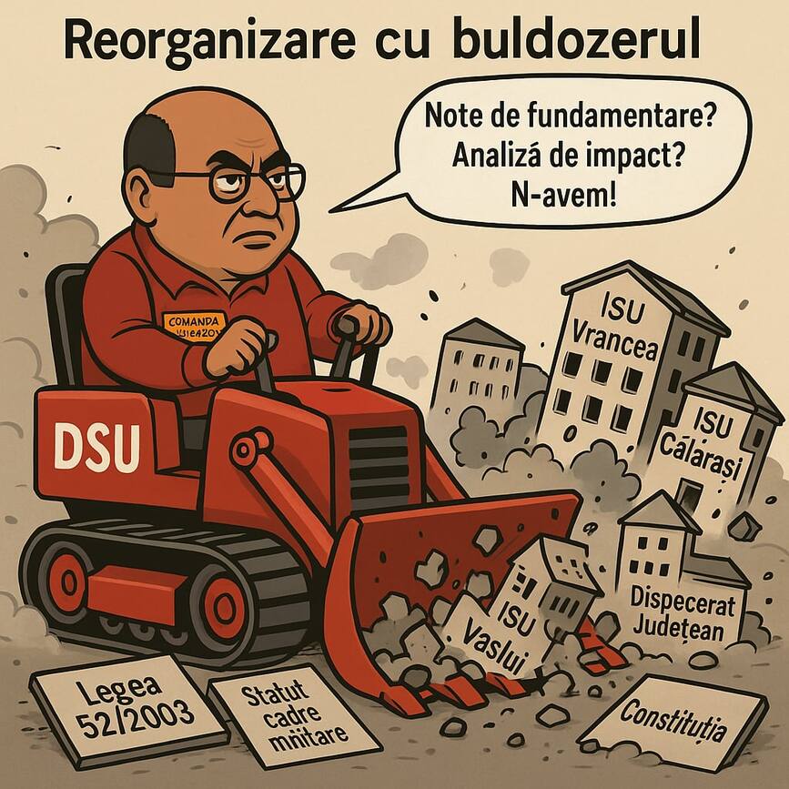 Raed Arafat reorganizeaza IGSU cu buldozerul  o constructie ilegala  scumpa si haotica | imaginea 1