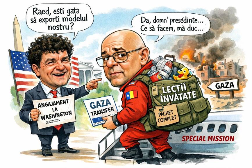 Romania angajamente la Washington  implementare la Gaza  Presedintele Nicusor Dan poate incepe prin detasarea sefului DSU | imaginea 1