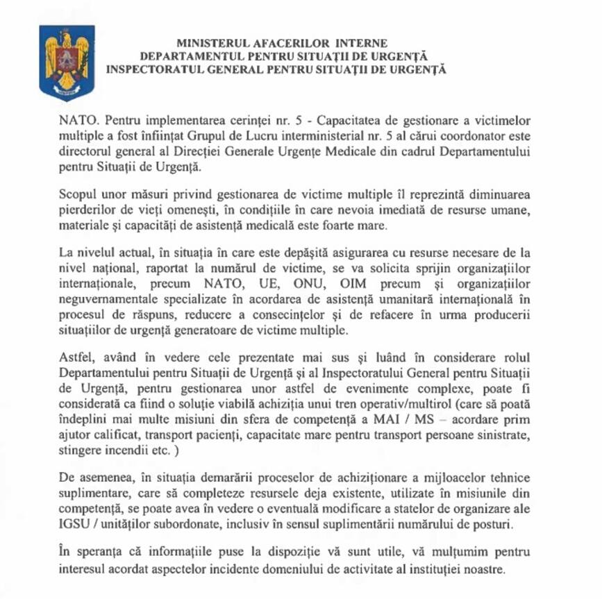 Dupa fiascoul navelor de 45 de milioane  DSU prin IGSU pregateste inca un tun de aproape 100 de milioane de euro pe banii generatiilor viitoare | imaginea 3
