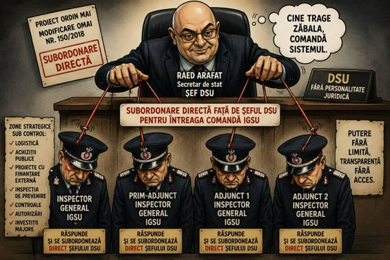 Profitand de haosul politic  Predoiu extinde autoritatea directa a lui Arafat asupra intregii comenzi IGSU | imaginea 1