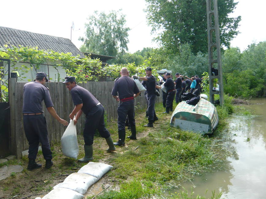 32 de pompieri au actionat in doua zone ale digului Macin Smardan | imaginea 1