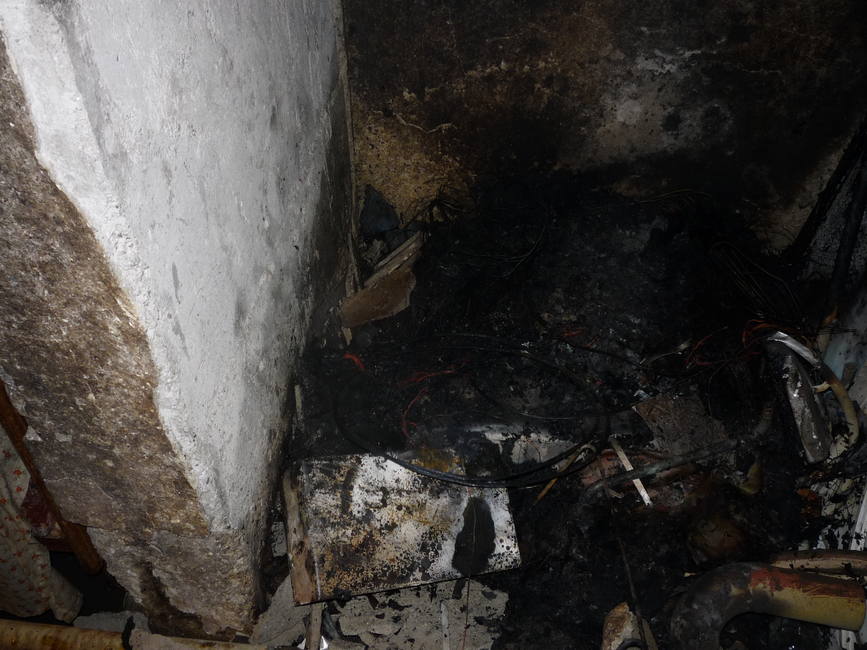 Un barbat fara adapost a decedat in urma unui incendiu | imaginea 1