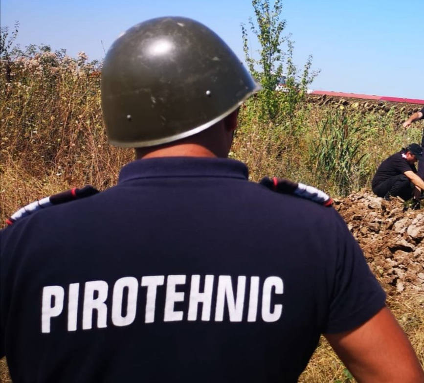 Interventie pirotehnica pentru detonarea munitiei neexplodate | imaginea 1