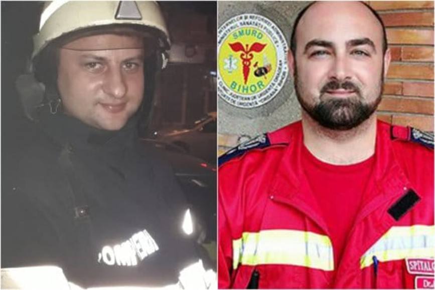 Bebelus de 7 zile  readus la viata in curtea ISU Bihor  de un medic si un pompier | imaginea 1