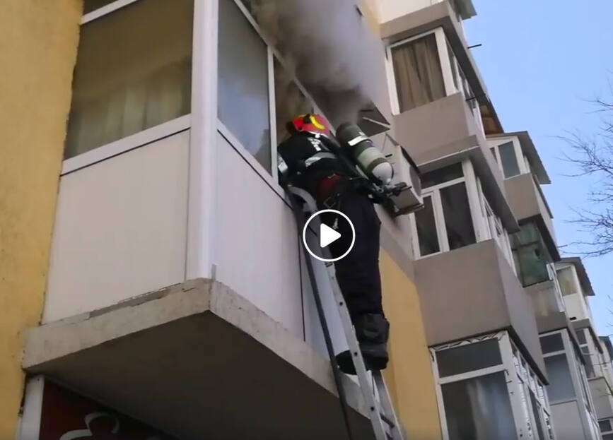 Incendiu izbucnit la un apartament din municipiul Slatina | imaginea 1