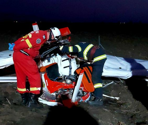 Accident aviatic in localitatea Siria Arad | imaginea 1