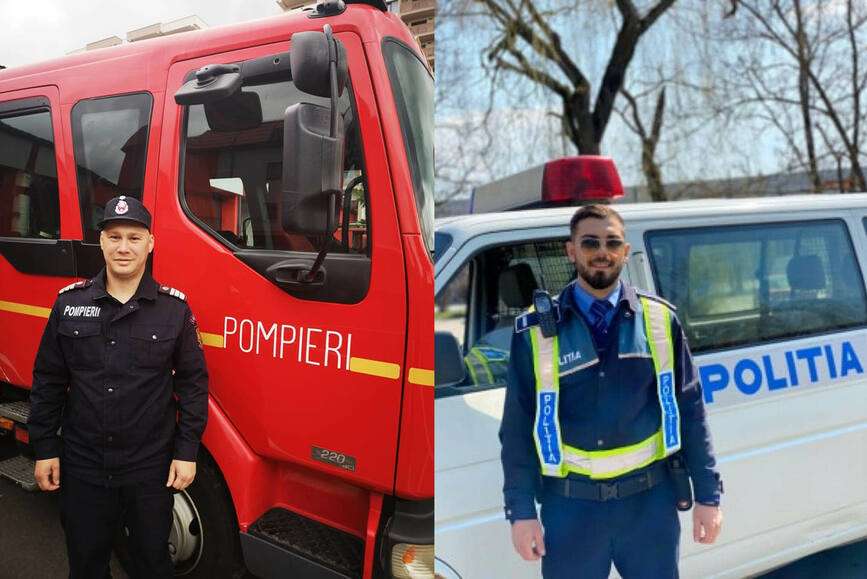 Respect  Plutonier major Urda Marian si Agent de politie Pralea Ionut Radu | imaginea 1