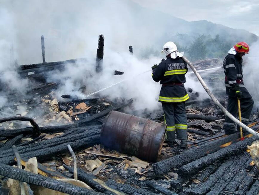 Explozie neurmata de incendiu  printre multiplele interventii gestionate de ISU Mures | imaginea 1