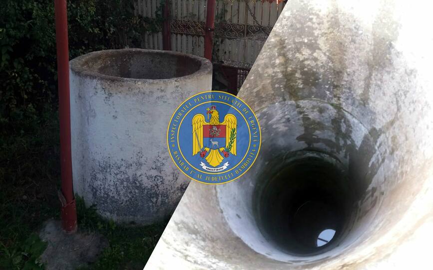 Operatiune de salvare contracronometru a unei persoane cazute in fantana | imaginea 1