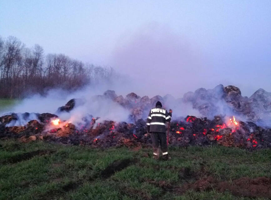 Trei incendii si 2 accidente rutiere  gestionate in 24 de ore | imaginea 1