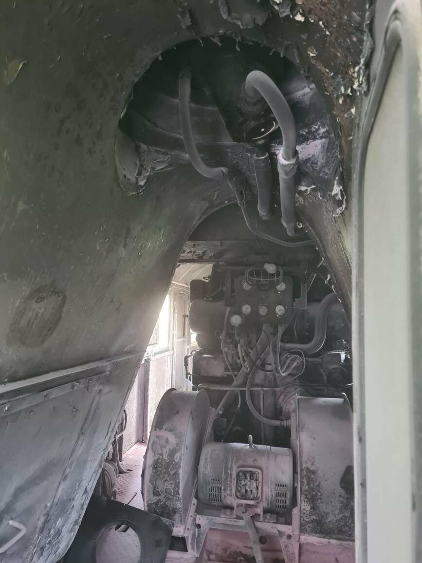 Incendiu la locomotiva unui tren   Calatorii s au autoevacuat | imaginea 1