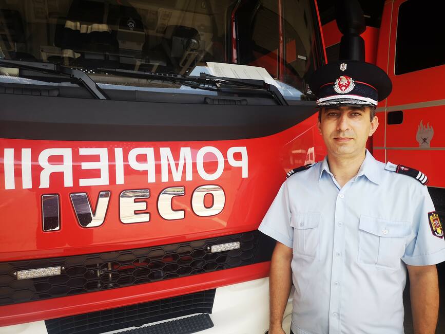 Salvator pentru victima unui accident rutier   Respect  Capitan Costache Bogdan | imaginea 1