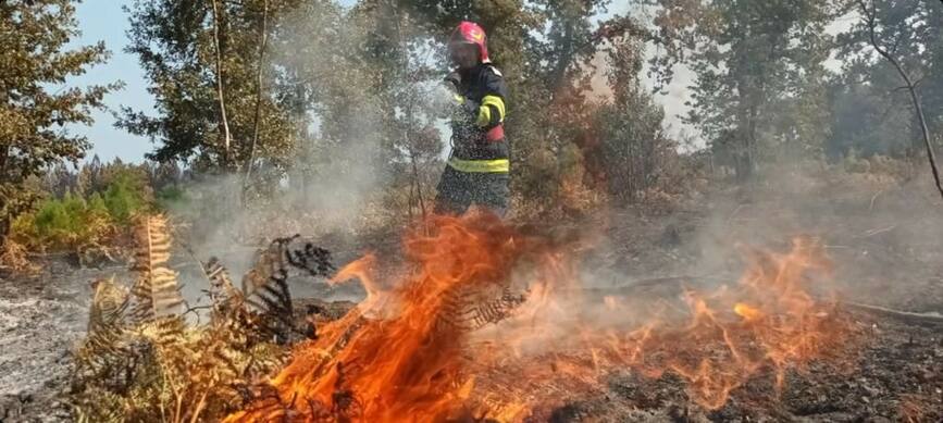 Misiunile modulului national de stins incendii continua in Franta | imaginea 1