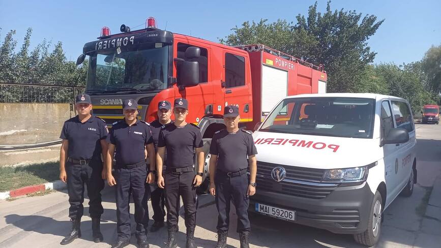 Pompierii calaraseni  in misiune in Grecia | imaginea 1