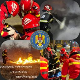 Sute de interventii gestionate de pompierii vranceni in luna ianuarie | imaginea 1
